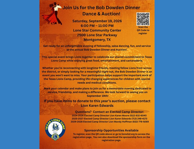 Bob Dowden Flyer 2026